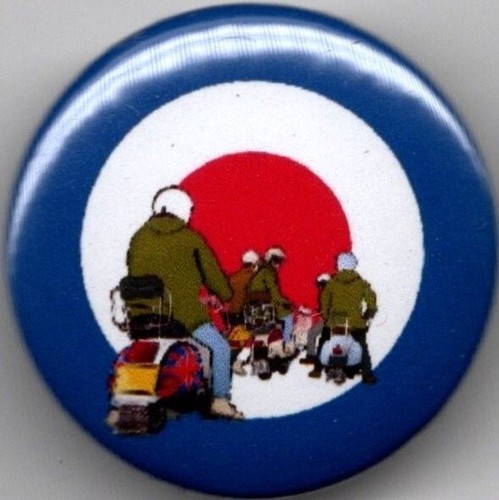Mods scooters pin badge - mods,